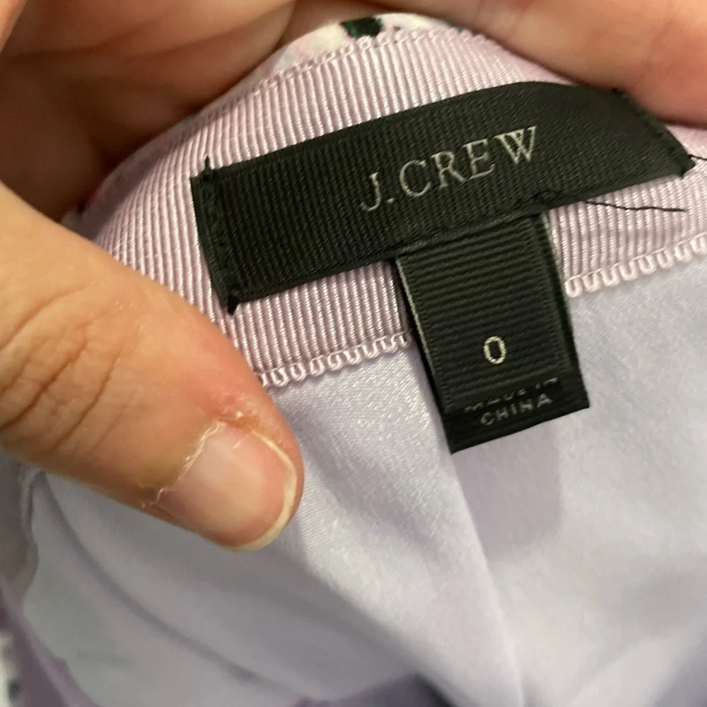 J Crew Purple Accordion Pleated Skirt 0